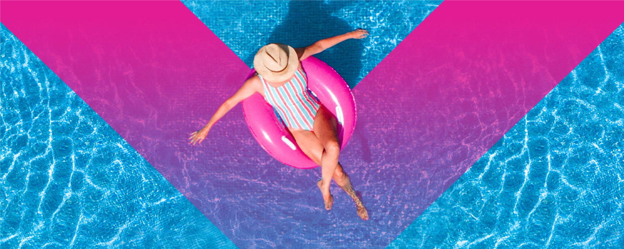imagen de chica en una piscina - Saba